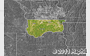 Satellite Map of Sarpy County, desaturated
