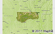 Satellite Map of Sarpy County, physical outside