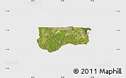 Satellite Map of Sarpy County, single color outside