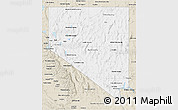 Classic Style 3D Map of Nevada