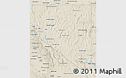 Shaded Relief 3D Map of Nevada