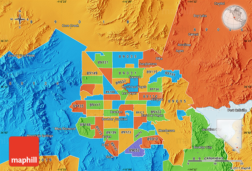 Zip Code Map Inland Empire United States Map