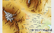 Physical Map of ZIP code 89149