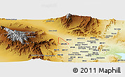 Physical Panoramic Map of ZIP code 89149