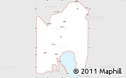 Silver Style Simple Map of ZIP code 89405