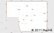 Classic Style Simple Map of Elko County, cropped outside