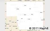 Classic Style Simple Map of Elko County