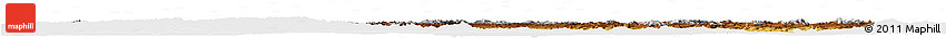 Physical Horizon Map of Nevada, single color outside
