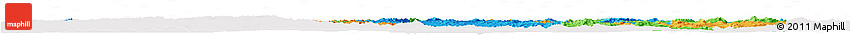 Political Horizon Map of Nevada, cropped outside