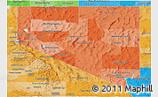 Political Shades Panoramic Map of Nevada