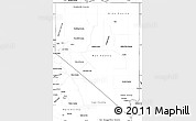 Blank Simple Map of Nevada