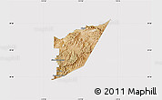 Satellite Map of Storey County, cropped outside