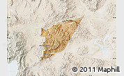 Satellite Map of Storey County, lighten