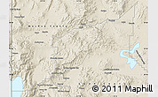 Shaded Relief Map of Storey County