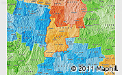 Political Shades Map of ZIP codes starting with 036