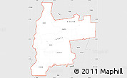 Silver Style Simple Map of ZIP codes starting with 036