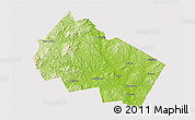 Physical 3D Map of Merrimack County, cropped outside