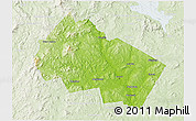 Physical 3D Map of Merrimack County, lighten