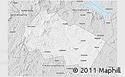 Silver Style 3D Map of Merrimack County