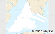 Classic Style Simple Map of ZIP code 07002