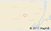 Classic Style 3D Map of ZIP code 07004, single color outside