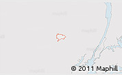 Silver Style 3D Map of ZIP code 07004, single color outside