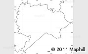 Blank Simple Map of ZIP code 07004
