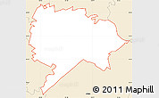 Classic Style Simple Map of ZIP code 07004