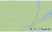 Savanna Style 3D Map of ZIP code 07011, single color outside