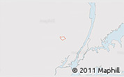Silver Style 3D Map of ZIP code 07011, single color outside