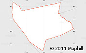 Silver Style Simple Map of ZIP code 07011