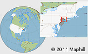 Savanna Style Location Map of ZIP code 07012, highlighted country, highlighted state
