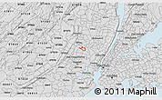Silver Style 3D Map of ZIP code 07014