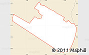Classic Style Simple Map of ZIP code 07014