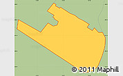 Savanna Style Simple Map of ZIP code 07014