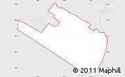 Silver Style Simple Map of ZIP code 07014