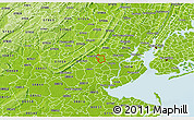 Physical 3D Map of ZIP code 07016