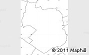 Blank Simple Map of ZIP code 07016