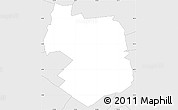 Silver Style Simple Map of ZIP code 07016