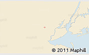 Classic Style 3D Map of ZIP code 07027, single color outside