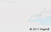 Silver Style Panoramic Map of ZIP code 07027, single color outside