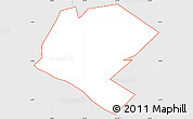 Silver Style Simple Map of ZIP code 07027