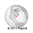 Outline Map of ZIP Code 07033