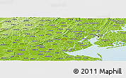 Physical Panoramic Map of ZIP code 07033