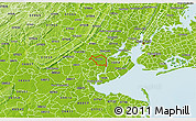 Physical 3D Map of ZIP code 07036