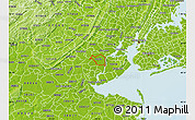 Physical Map of ZIP code 07036