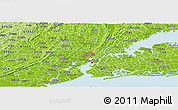 Physical Panoramic Map of ZIP code 07047