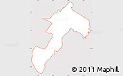 Silver Style Simple Map of ZIP code 07047, cropped outside