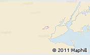 Classic Style 3D Map of ZIP code 07066, single color outside