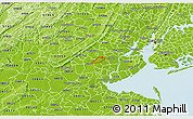 Physical 3D Map of ZIP code 07066